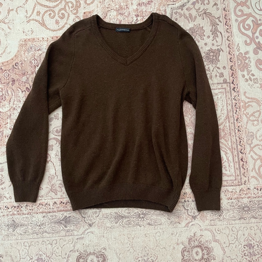 Brandy Melville Brown Crew Neck Sweater - Picture 1 of 1